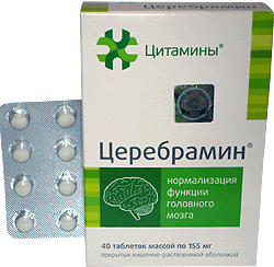 Цитамины ЦЕРЕБРАМИН №40 - биорегулятор мозга