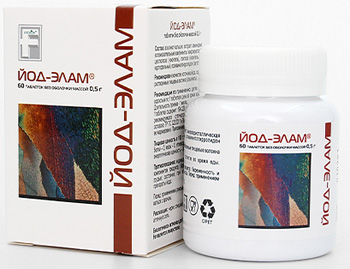 Йод-Элам №60 источник биодоступного йода и макро-микроэлементов из ламинарии