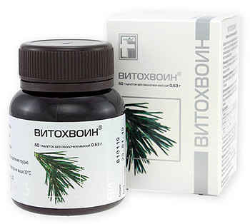 Витохвоин №60 (Лесмин) - хвойные таблетки источник хлорофилла и фитостерина